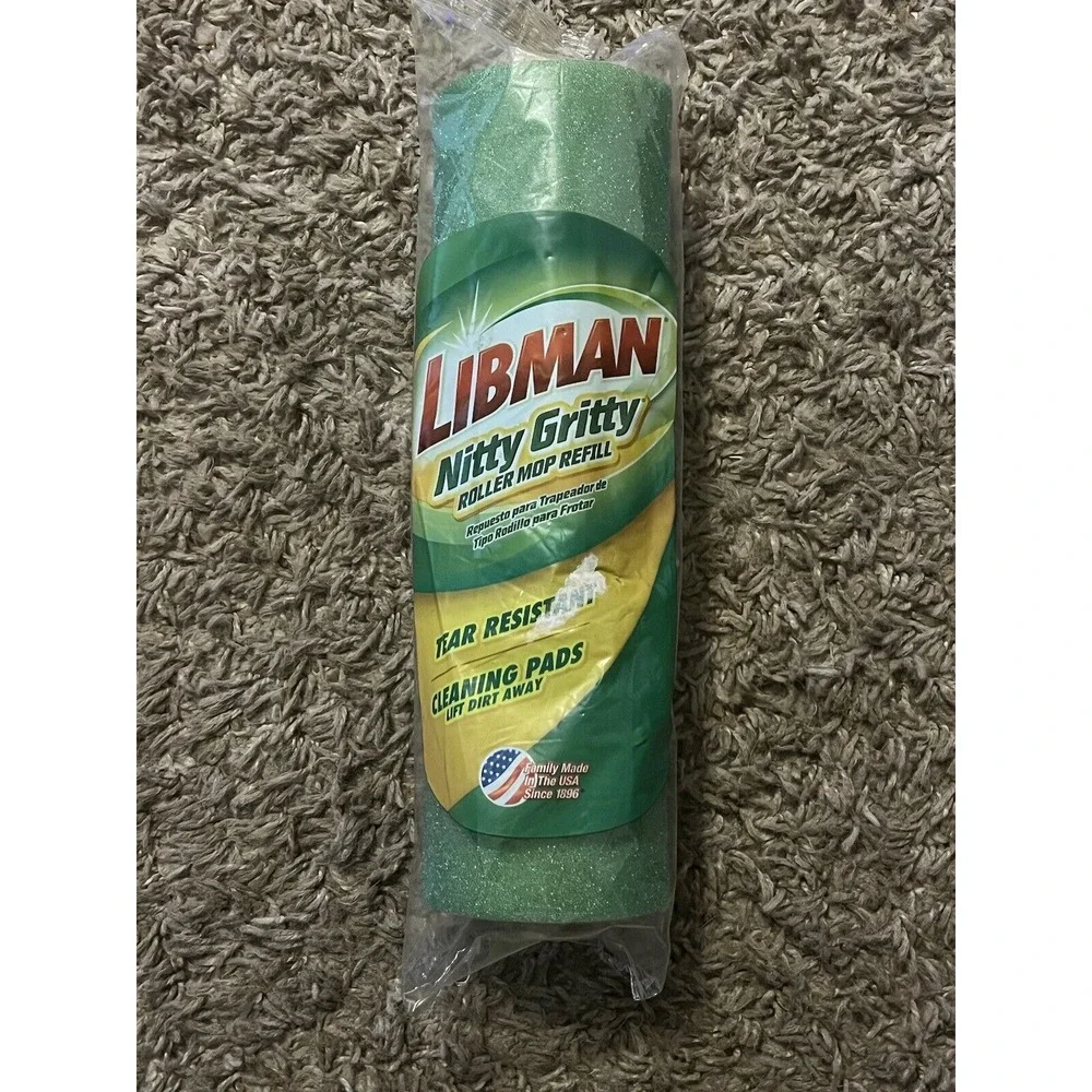 Libman Nitty Gritty Roller Mop Refill Brand New in Package!